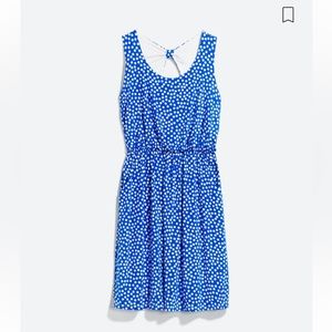 Polka dot knit dress